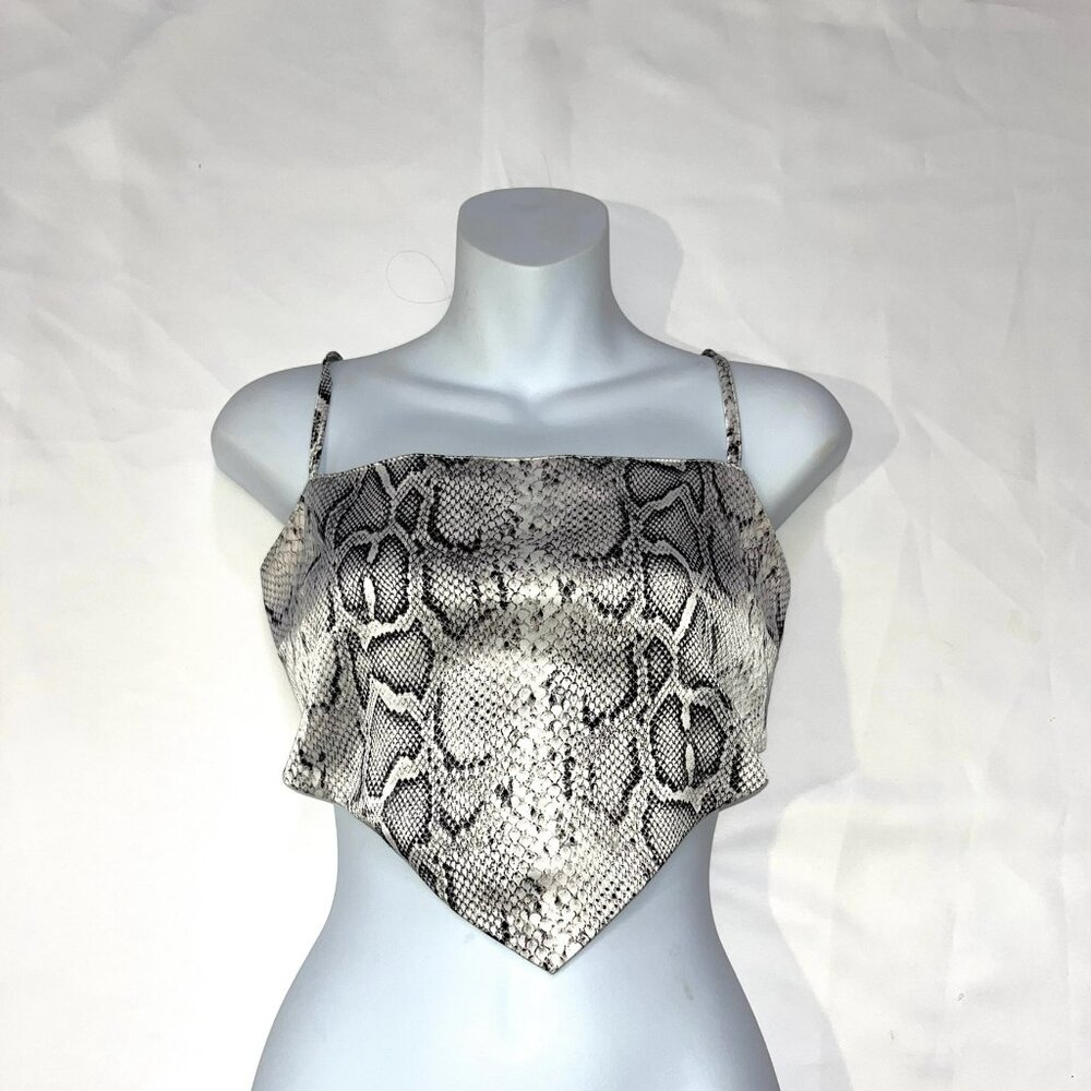Forever 21 Snake Skin Bandeau Size L